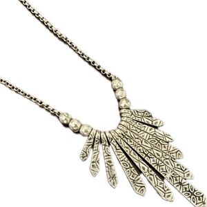 Lucky Brand Silver Statement Necklace